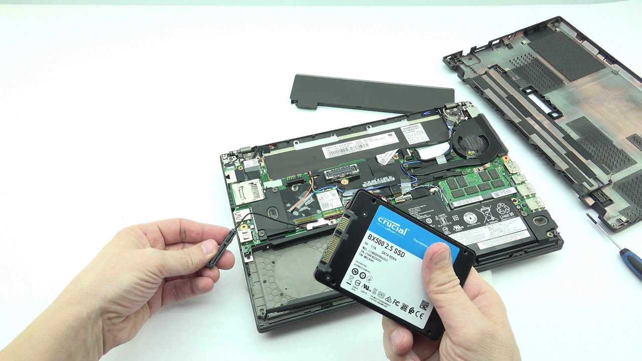 How to change SSD on Lenovo ThinkPad X260 4K - YouTube