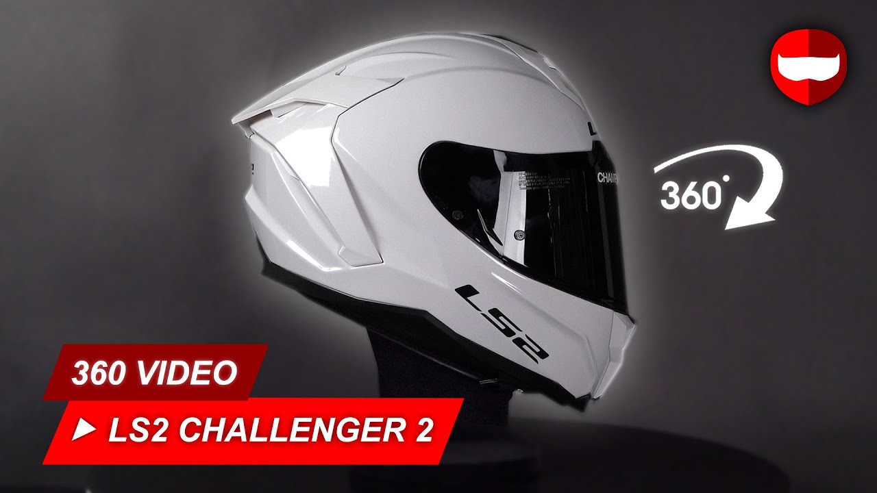 LS2 Challenger 2 Solid White FF817 - Showcase - YouTube