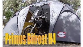 Motorcycle Tent - Primus Bifrost H4 - YouTube
