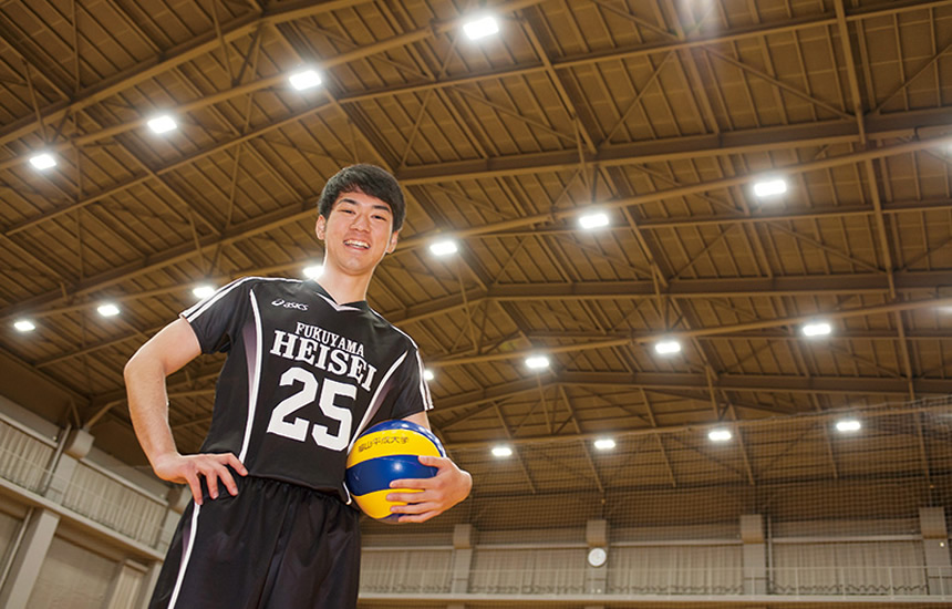 福山平成大学。「大学でもバレーをやりたい」で選んだ進路。【沖縄の