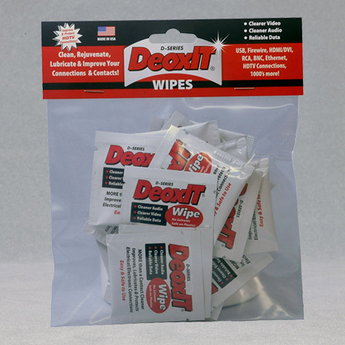 DeoxIT ®, #K-D1W-25 (Individual Wipes,3 x 3.5