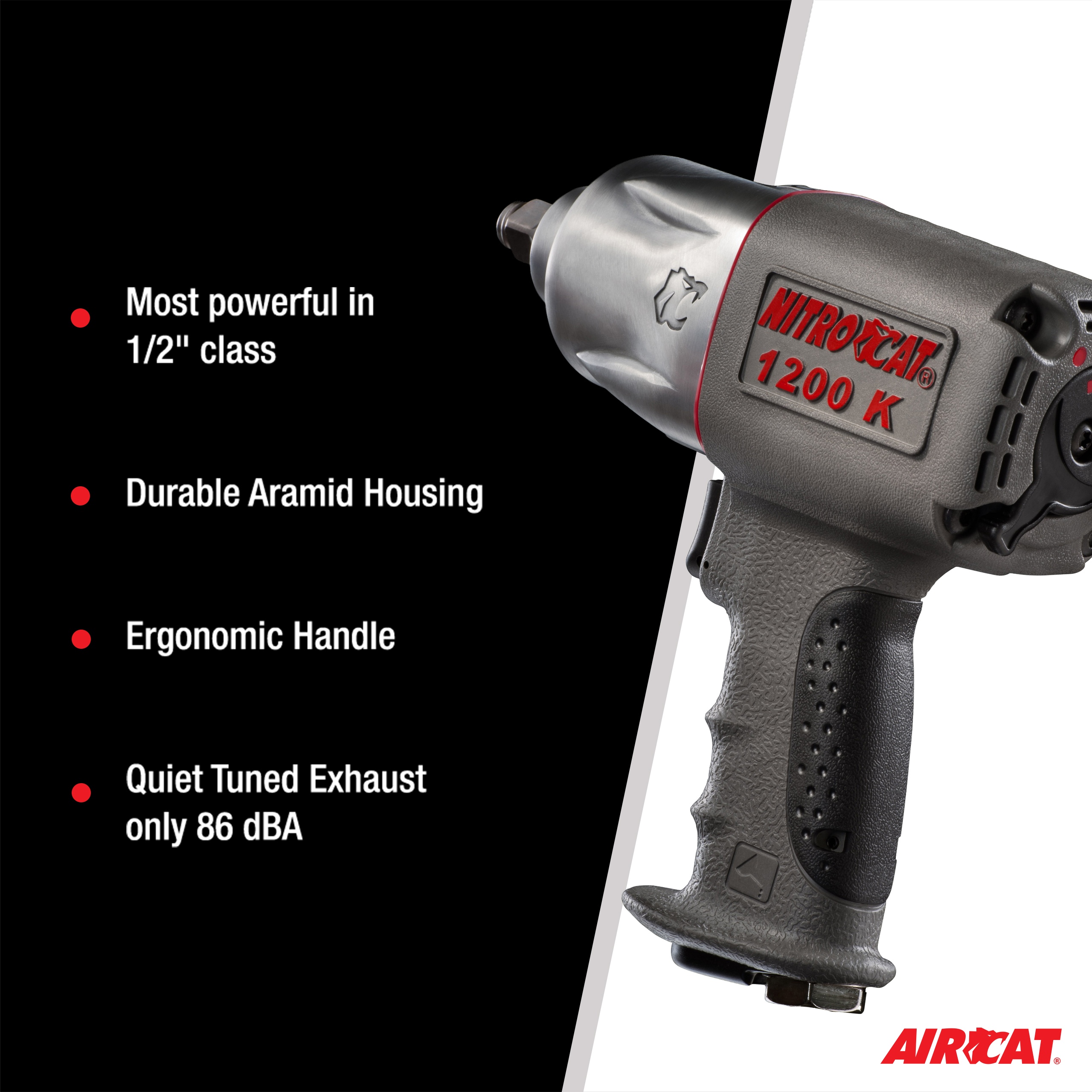 NITROCAT 1/2″ TWIN CLUTCH IMPACT WRENCH – AIRCAT Official Site