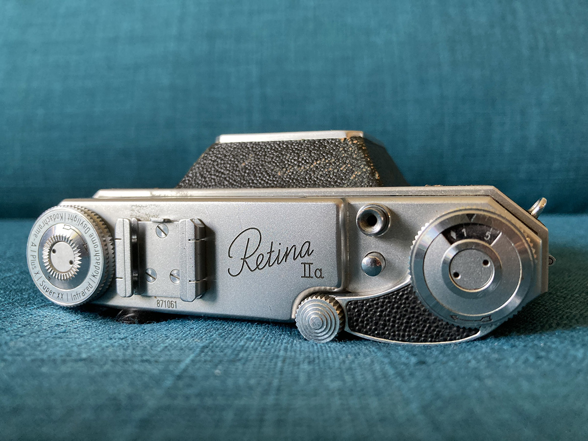 Kodak Retina IIa with a Rodenstock lens - Down the Road