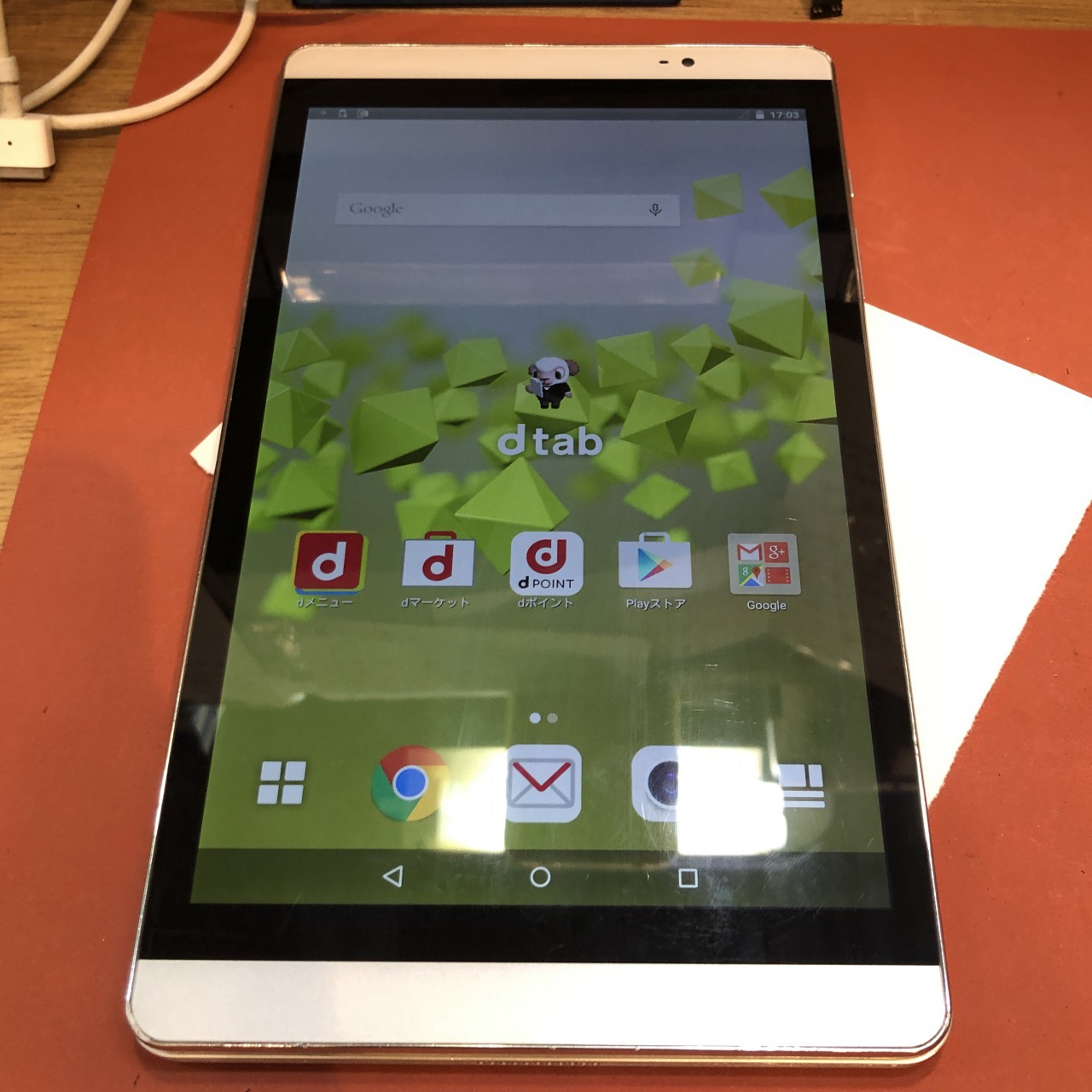 Huawei dtab Compact d-02H docomo 再起動ループ バッテリー交換