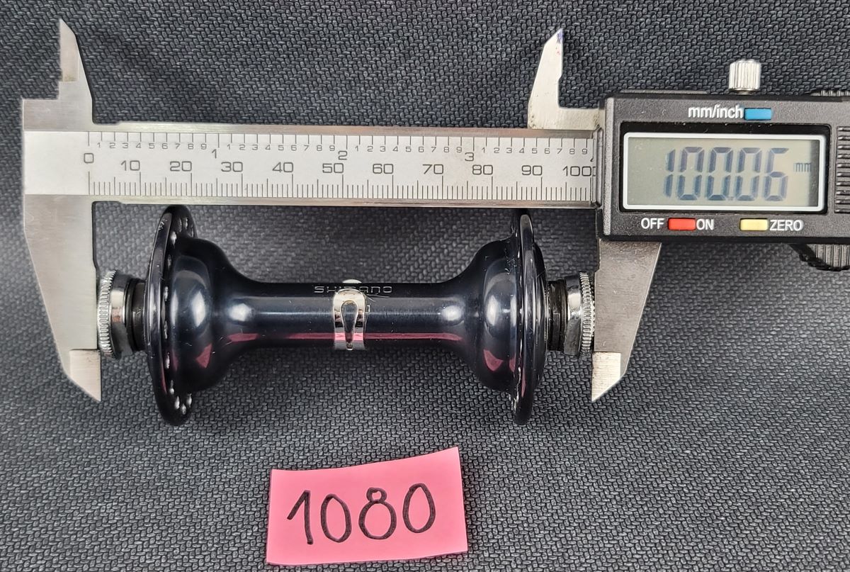 Shimano Dura Ace black 36H front hub #1080