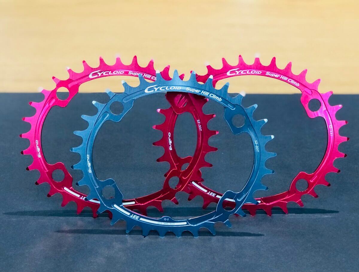 登りがラクに！】シマノ11Sクランク対応SUGINO SHC33Tインナーリング