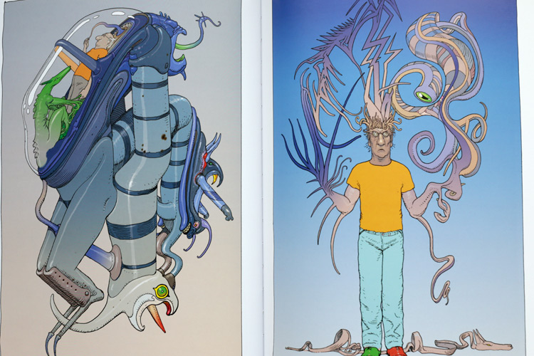 Moebius Library : Inside Moebius Part 3 Art Book Review - Halcyon