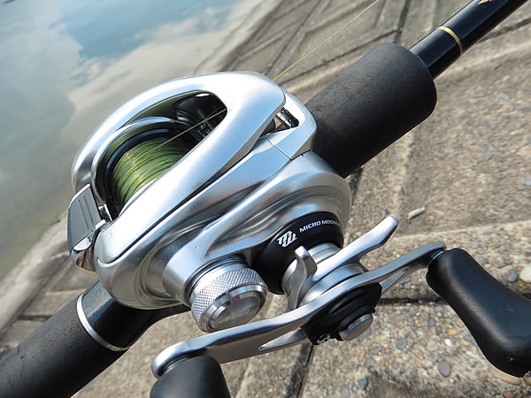 16メタニウムMGL用深溝スプール使用中（インプレ）深溝スプールに変更