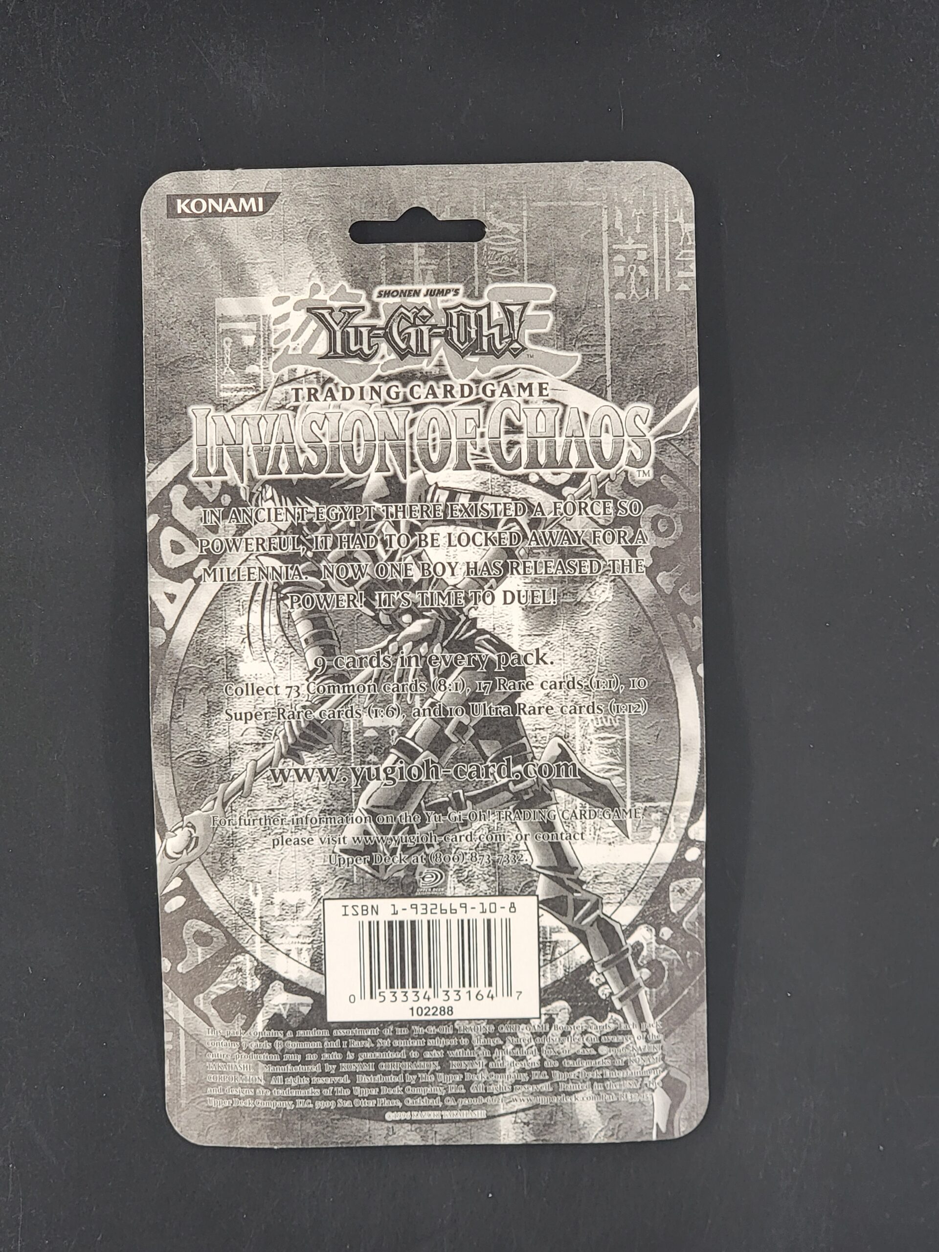 Yu-Gi-Oh! Invasion of Chaos 1st Edition Blister Pack - Legacy