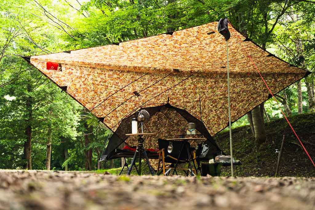 🚀夏におすすめ！テンマクのモノポールインナーテントメッシュをアルミ