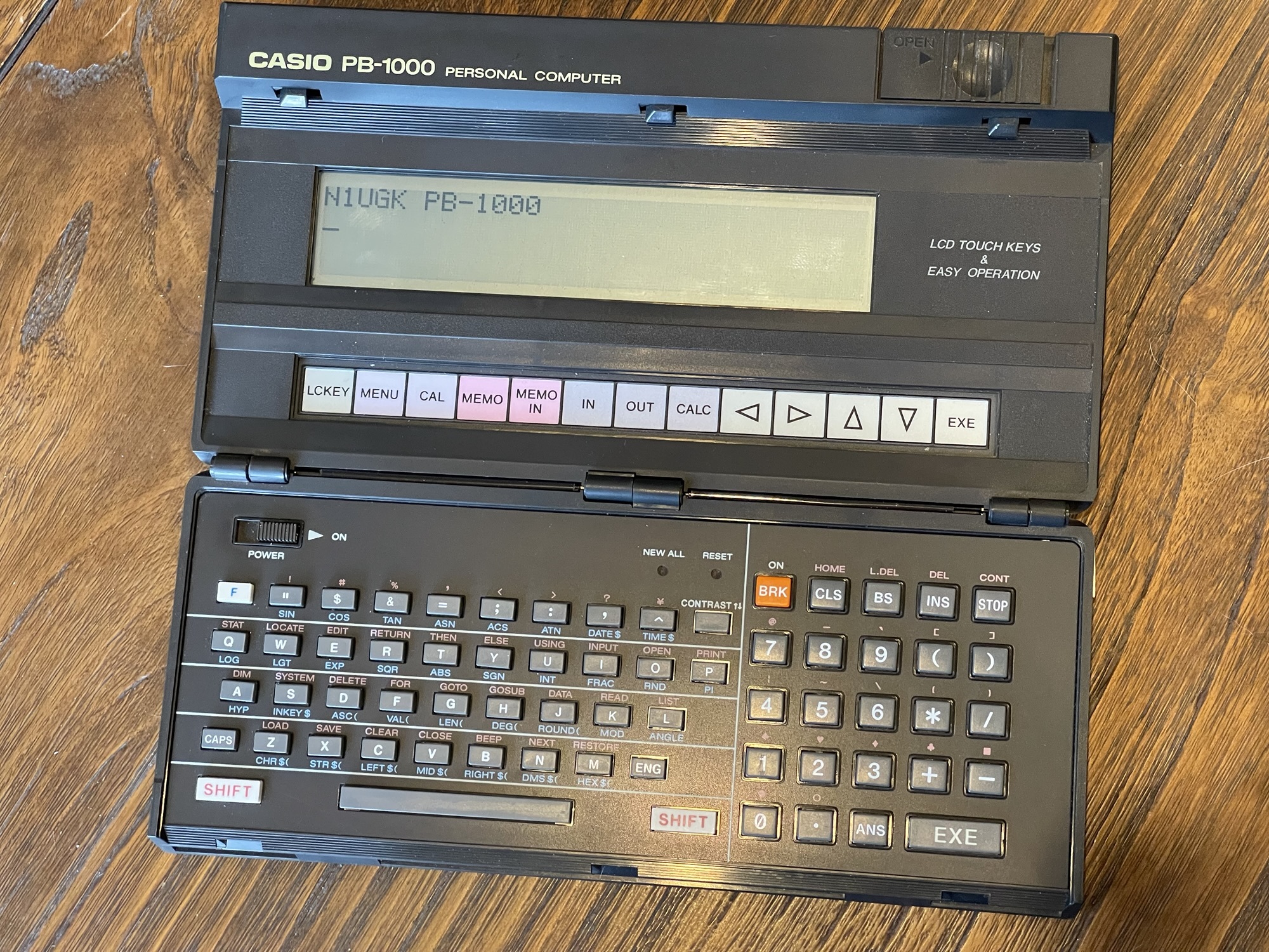 CASIO PB-1000C パーソナルコンピュータ 本体 CASIO PB-1000C