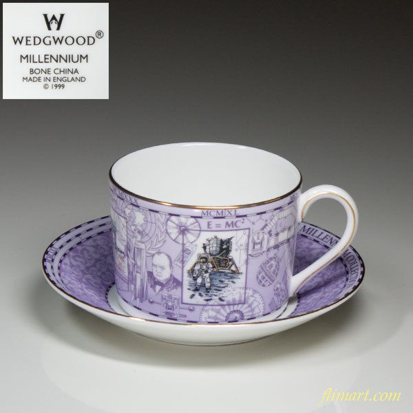 ウェッジウッドミレニアムコレクション20世紀カップ＆ソーサー