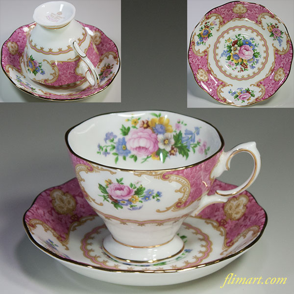 ロイヤルアルバートレディーカーライルLady Carlyleカップ＆ソーサー