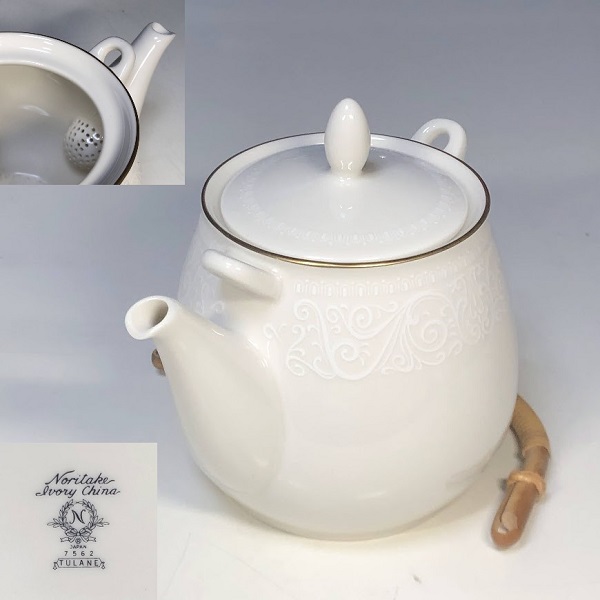 ノリタケアイボリーチャイナ急須 : 昭和レトロポップ食器雑貨通販
