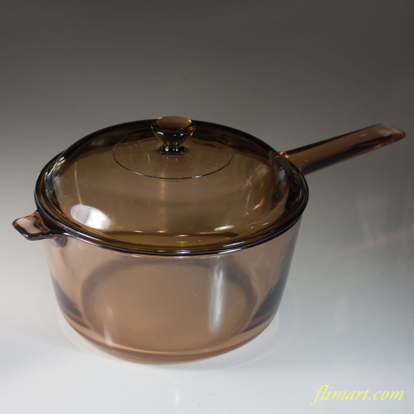 岩城硝子コーニングビジョンパイロセラムキャセロール片手鍋2.8L