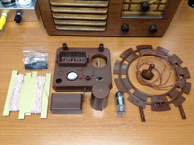 別冊大人の科学マガジン真空管工作の「バリオメータ式1球真空管ラジオ