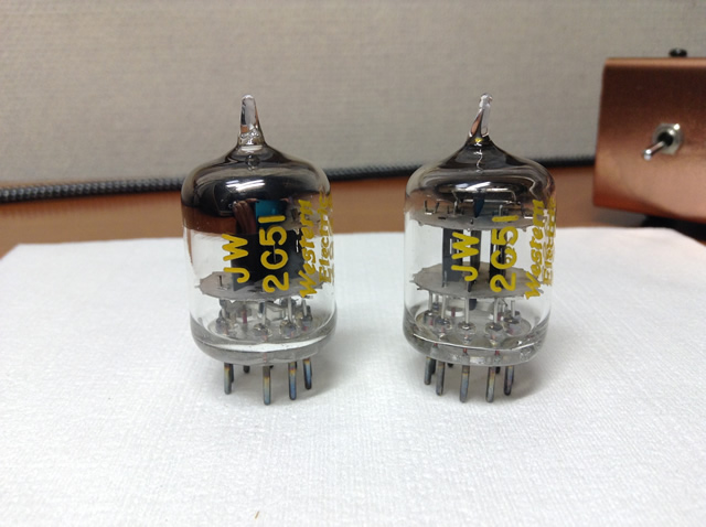 Western Electric JW 2C51/396A 真空管 1953年製 D-Getter 同一ロット
