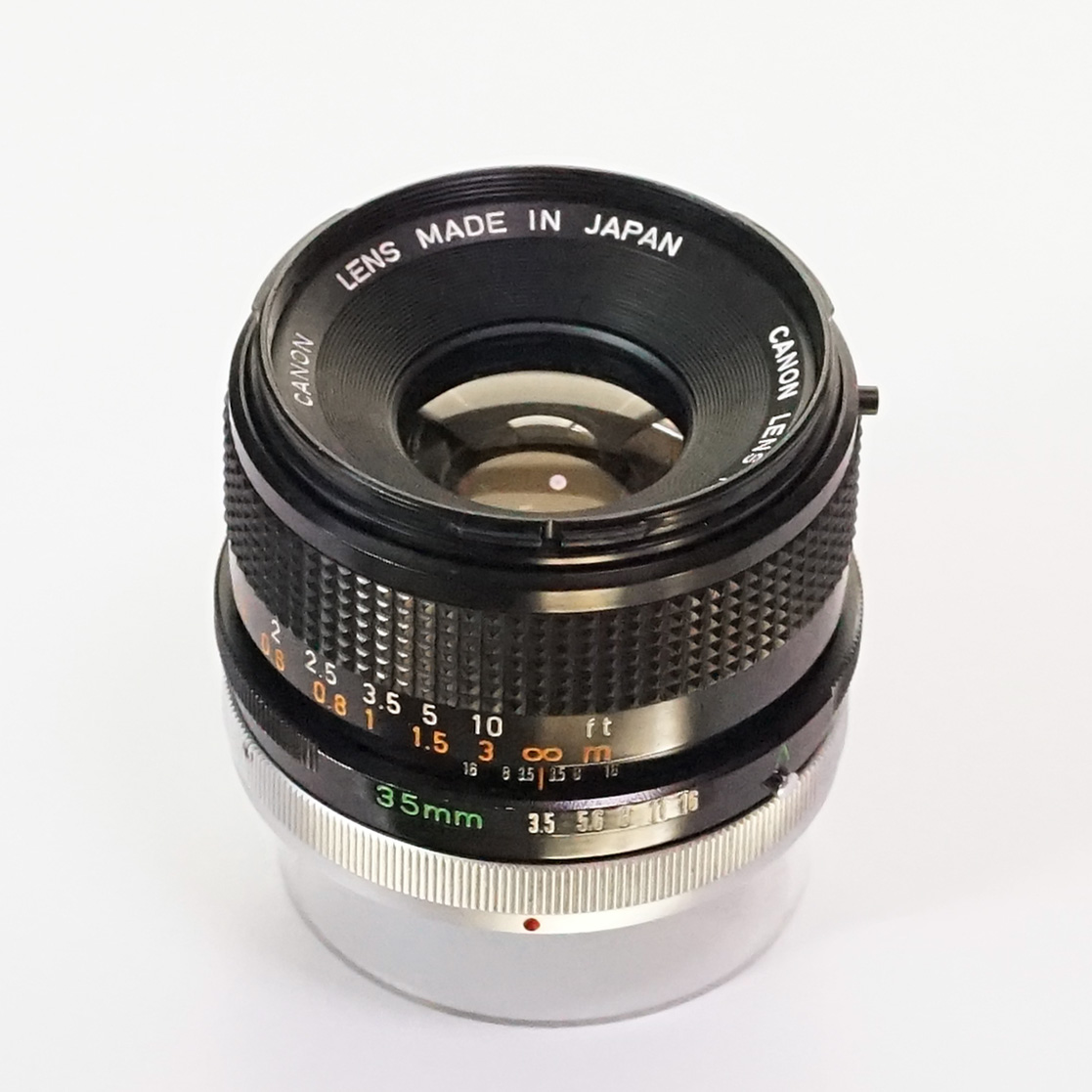 CANON FD 35mm F3.5 S.C. ¥7,800（中古 FL・FD・NFDマウント オールド