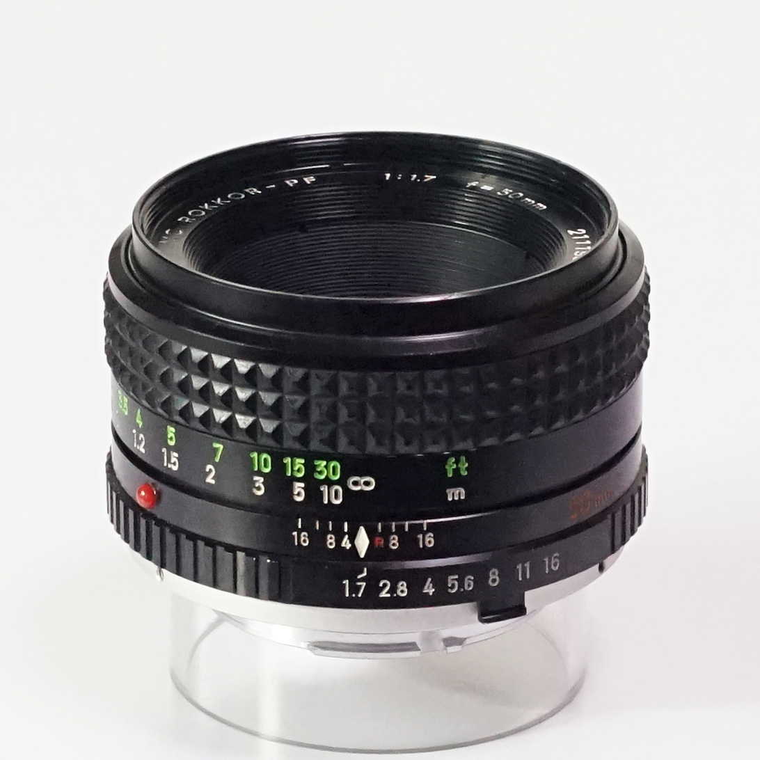MINOLTA MC ROKKOR-PF 50mm F1.7 ¥3,800（中古 SRマウント オールド
