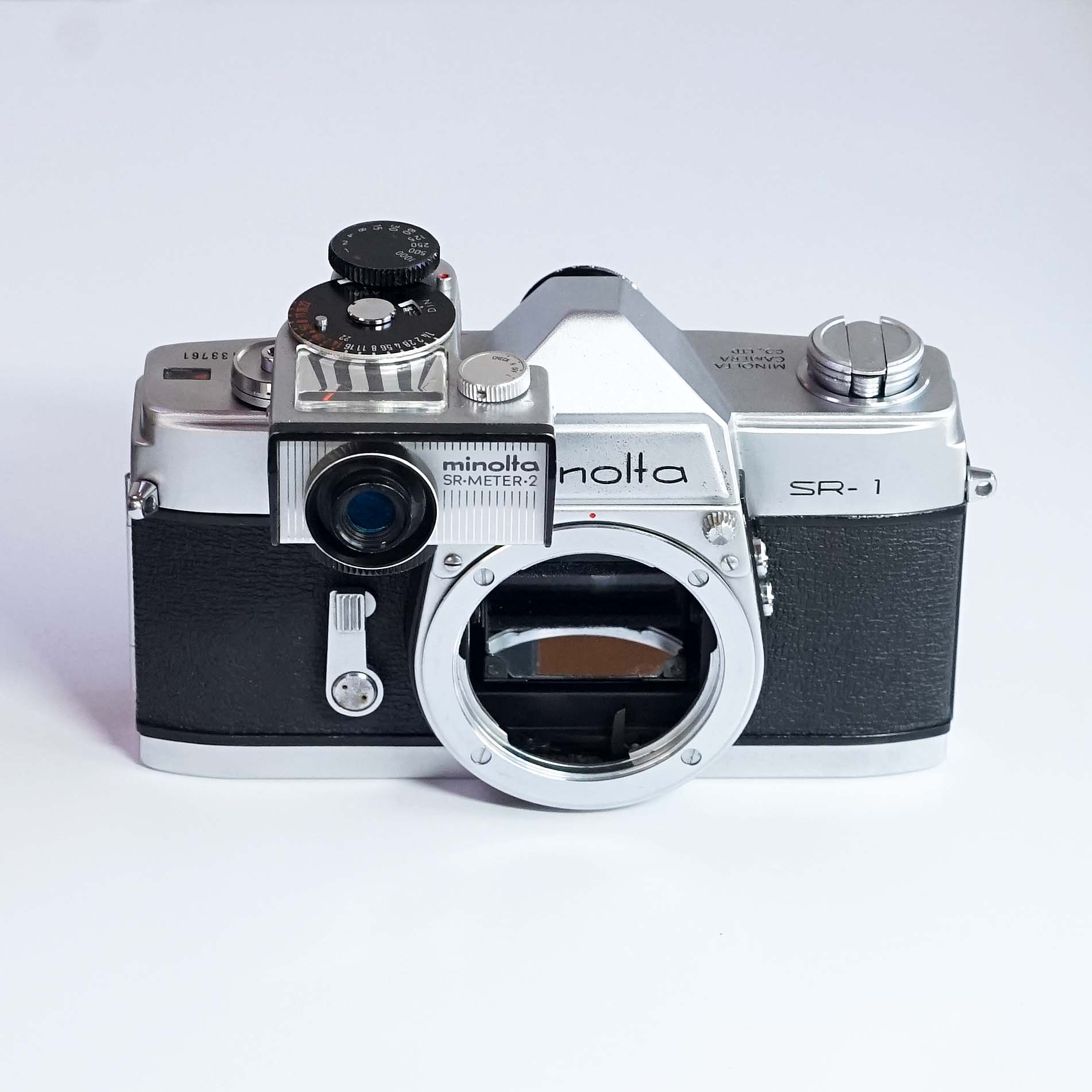 売り切れ MINOLTA SR-1 SR・METER・2付き（中古 フィルムカメラ 35mm
