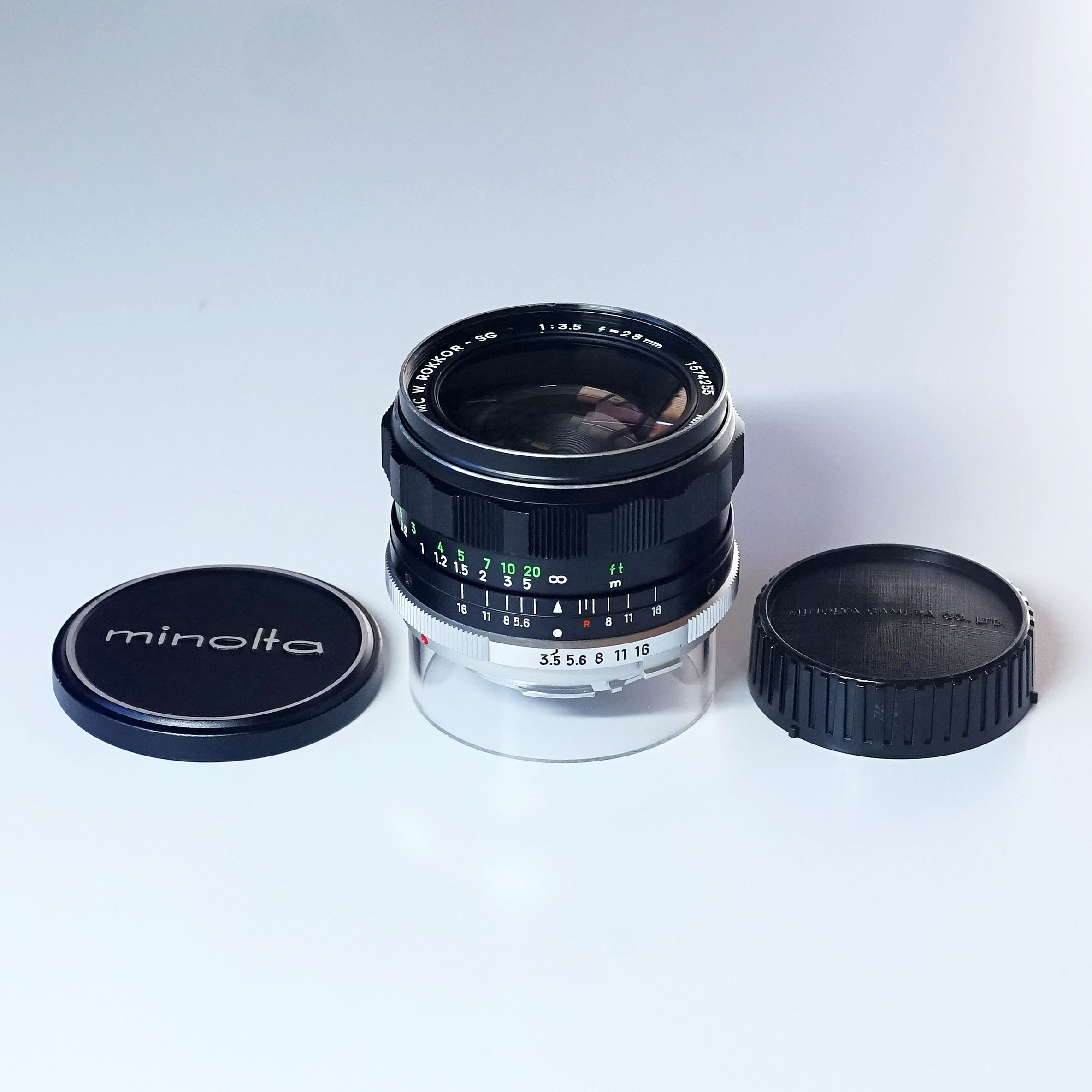 MINOLTA MC W.ROKKOR-SG 28mm F3.5 ¥8,800（中古 SRマウント
