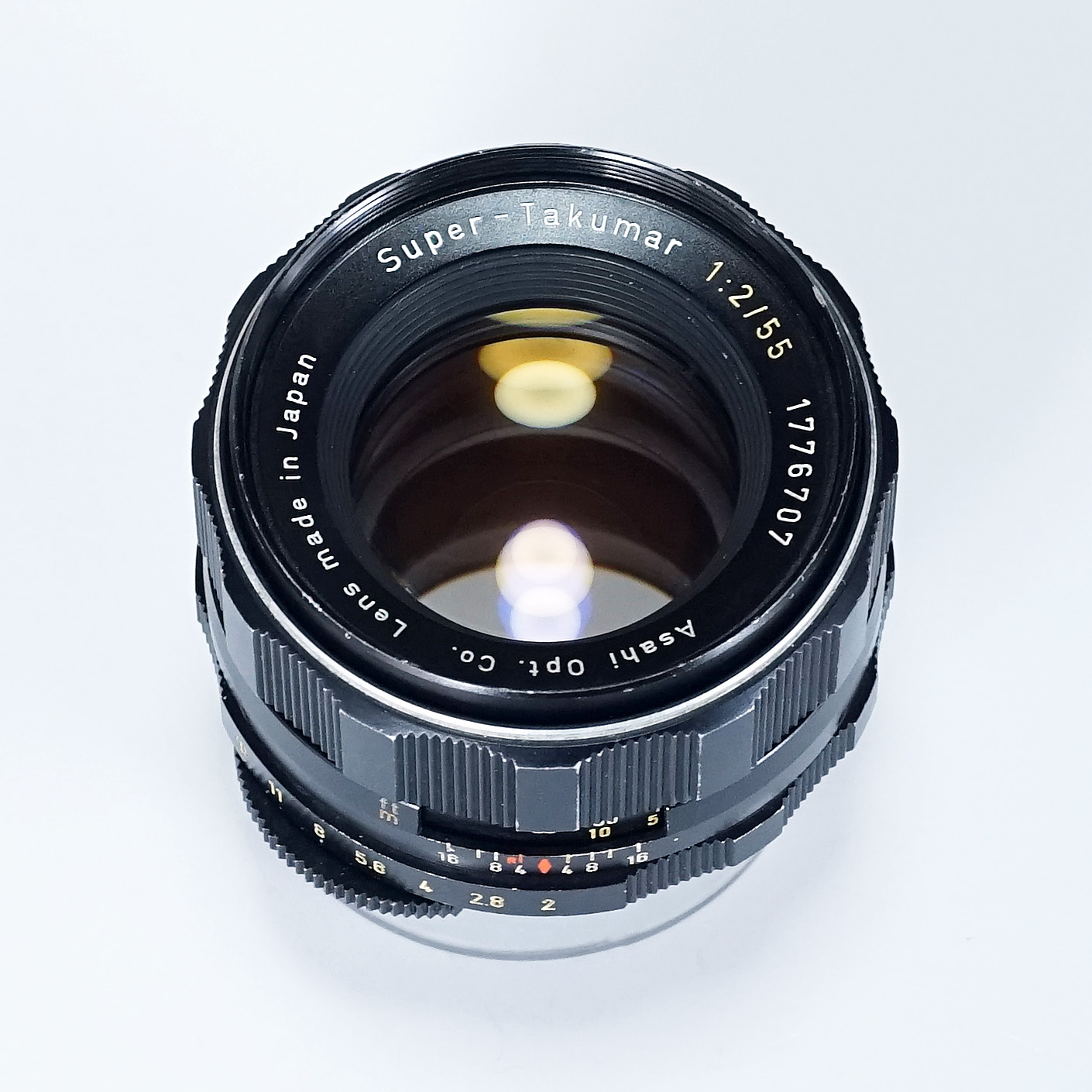 PENTAX Super-Takumar 55mm F2 黄文字タクマー ¥9,800（中古 M42