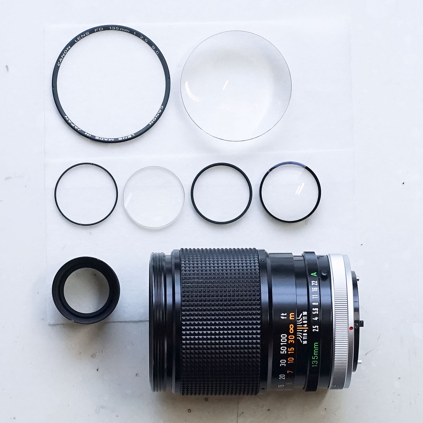 CANON FD 135mm F2.5 S.C. ¥6,800（中古 FL・FD・NFDマウント オールド