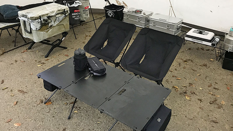 ヘリノックスのテーブルワン！ソリッドトップ・ワークトップがオススメ！