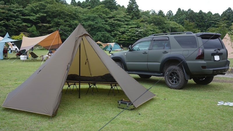 UnaFreelyの激安ワンポールテントをレビュー！シルナイロンは本当か!?