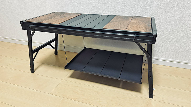 DIYいらず！高さ調整可能なIGT規格対応のテーブル下段ラック「Under