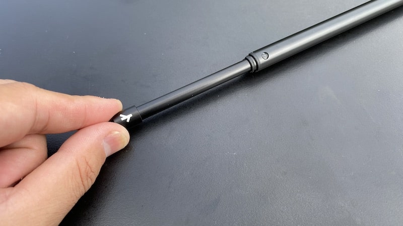 SHU WORKSのULランタンスタンド「ULTRA LIGHT PORTABLE CAMPING LIGHT