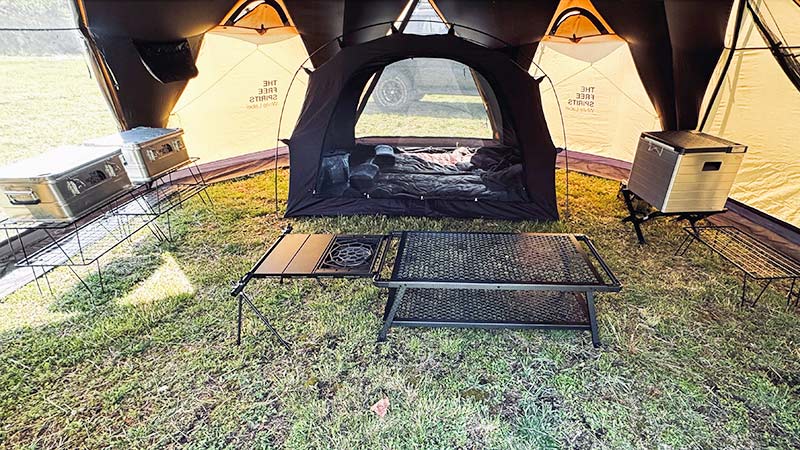 3F UL GEARのTC素材カンガルー用インナーテントが2人用に最適すぎた