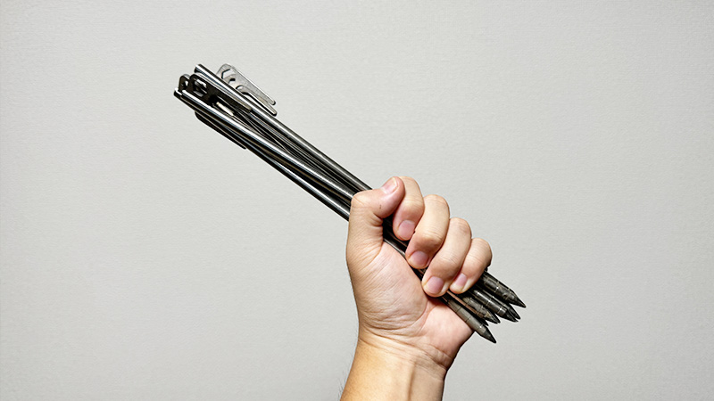 ワークマンの大人気チタンペグ25cmの実力をレビュー！買えない時の解決法！