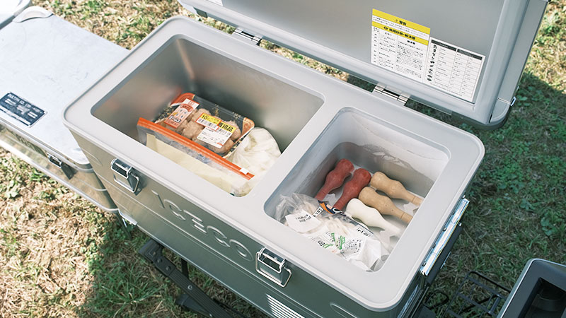 ICECOのアルミコンテナ風ポータブル冷蔵庫「APL35」をキャンプレビュー！