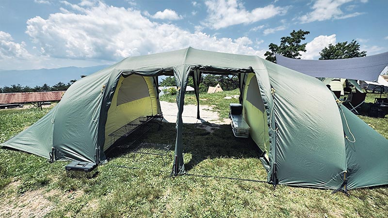 ヘルスポートのバルホールをレビュー！インナーテント設置しても広々