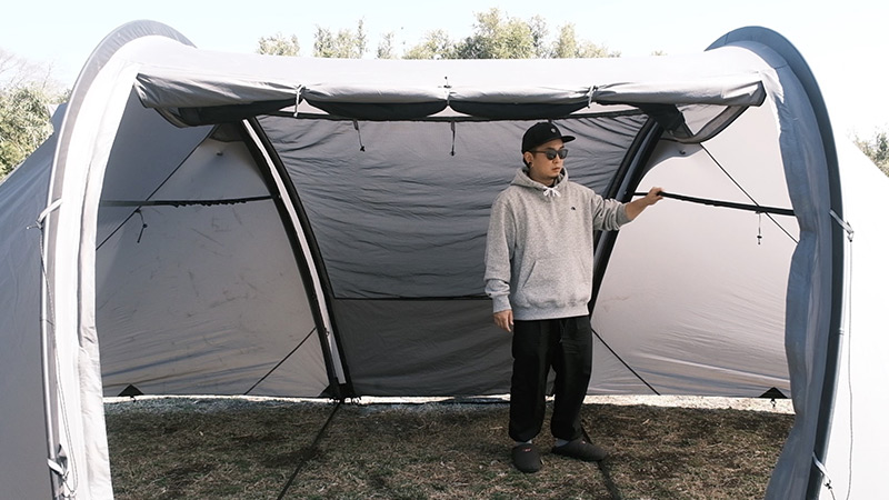 大人気のTFS Yoto plusを徹底レビュー！設営時間やインナーは何人寝