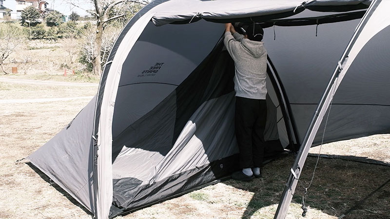 大人気のTFS Yoto plusを徹底レビュー！設営時間やインナーは何人寝