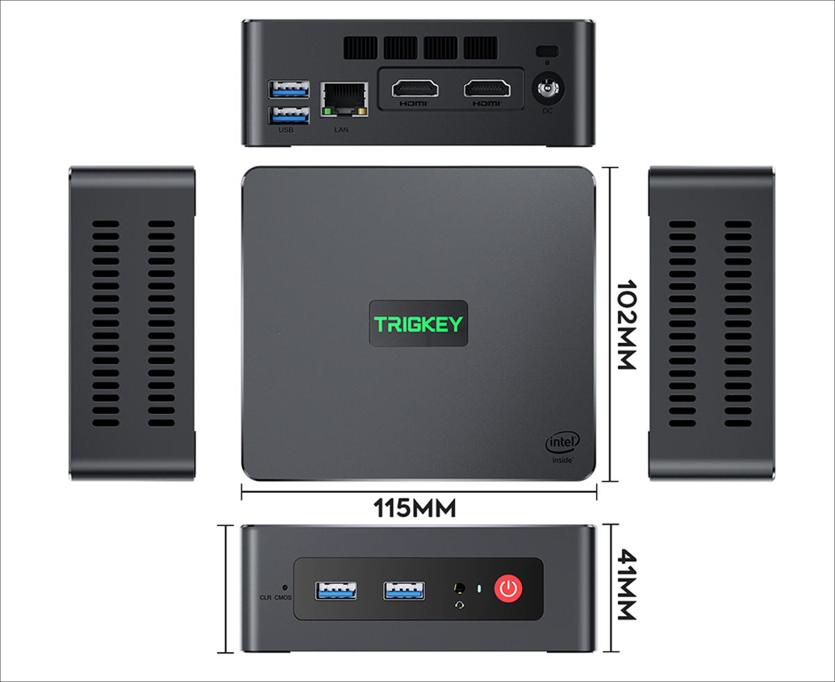 TRIGKEY Green G3 － Celeron N5100を搭載するエントリークラスのミニ