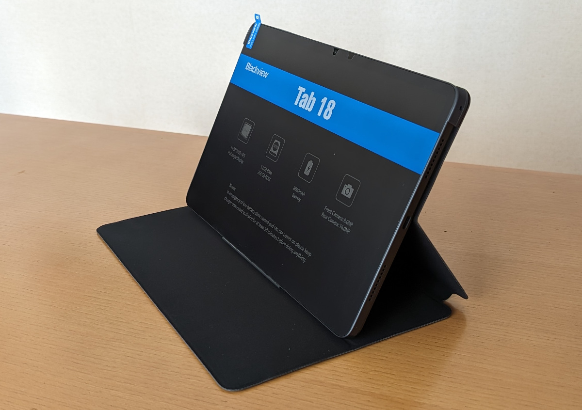 Blackview Tab 18 レビュー － 12インチと大きめサイズのタブレット