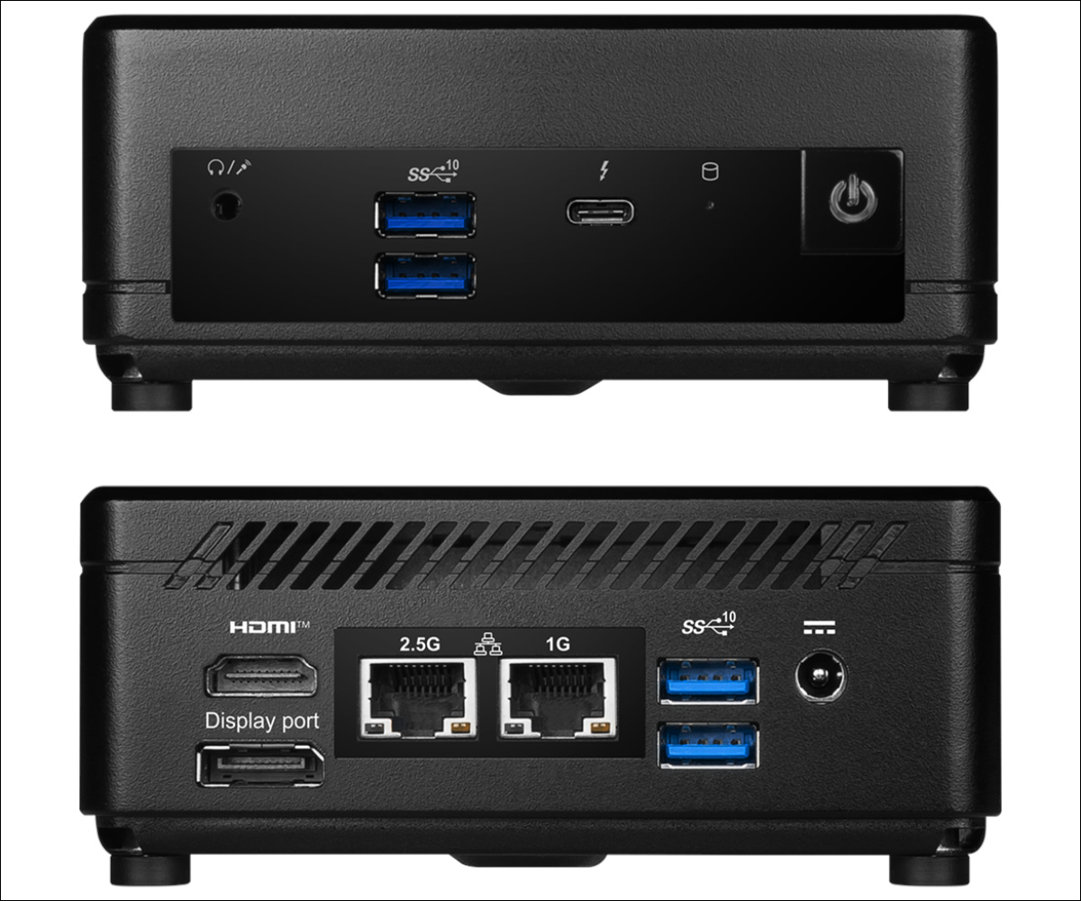 MSI Cubi 5 12M － MSI製のミニPCが発売されました！「電源スイッチ