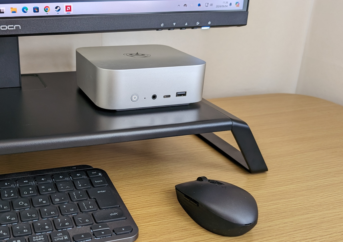 Beelink SER8 レビュー － Ryzen 7 8845HSを搭載する高性能ミニPC