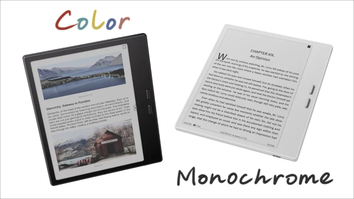 BOOX Go 7/Go Color 7 Gen 2 － 7インチサイズのE-Inkディスプレイ搭載