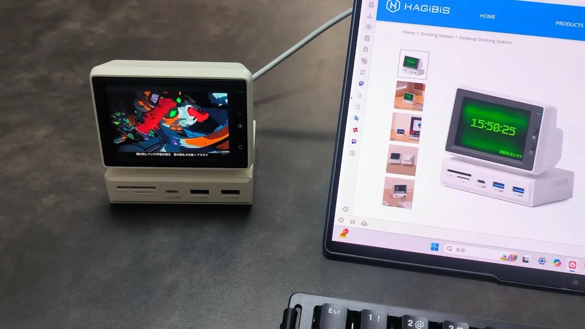 HAGiBiS Mini Monitor USB-C Docking Station レビュー － 最高に