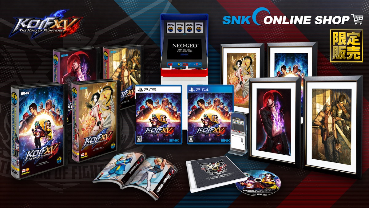THE KING OF FIGHTERS XV」の製品情報が公開！SNKオンラインショップ