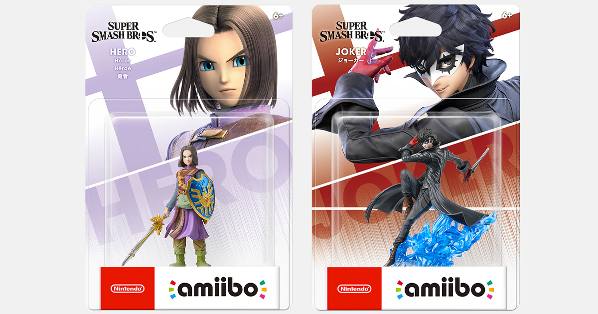 amiibo「ジョーカー」&「勇者」発売日決定！予約受付開始！ | Saiga