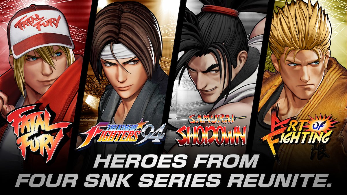 KOF XVにSAMURAI SPIRITSから「サムライチーム」が参戦決定！今後の