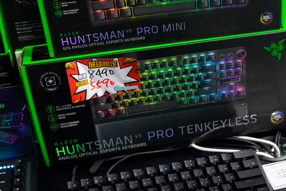 TGS2025】ゲーマーデバイスで特に人気なブランドの「Razer」が台北