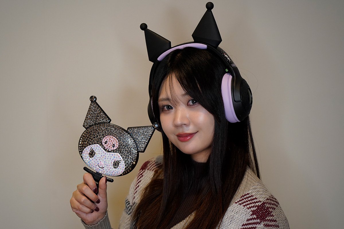 日本未発売！Razer×クロミ「Razer Kraken Kitty V2 BT KUROMI Edition