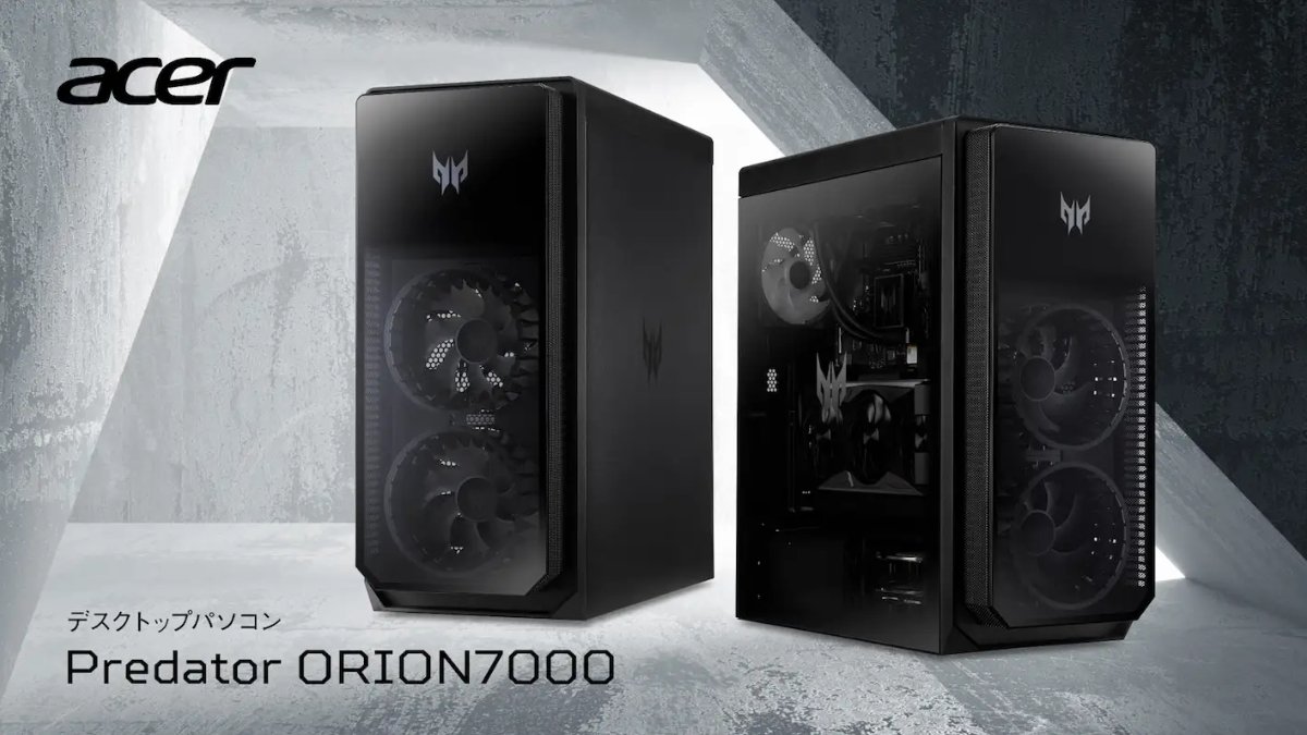 AcerのハイエンドデスクトップPC「PO7-655-F96Z/490」が発売、80万円超