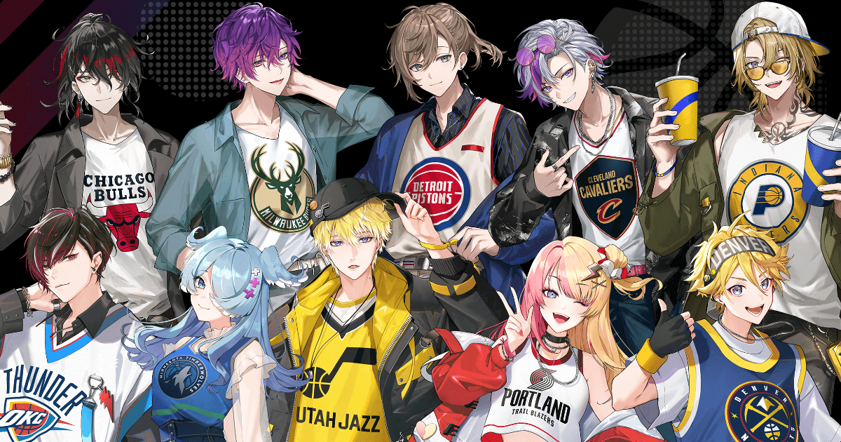 楽天コレクションにて「NBA」と「NIJISANJI EN」/「にじさんじ」が